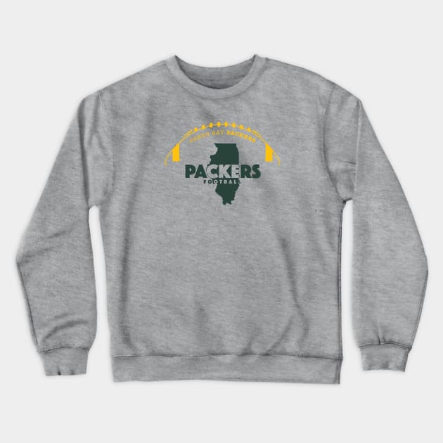 Green Bay Packers Crewneck Sweatshirt by Crome Studio